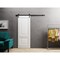 Sartodoors Sturdy Barn Door 36 x 80in, Lucia 8831 White Silk, 6.6FT Rail Hangers Heavy Hardware Set LUCIA8831BD-B-WS-36 - alternate 6